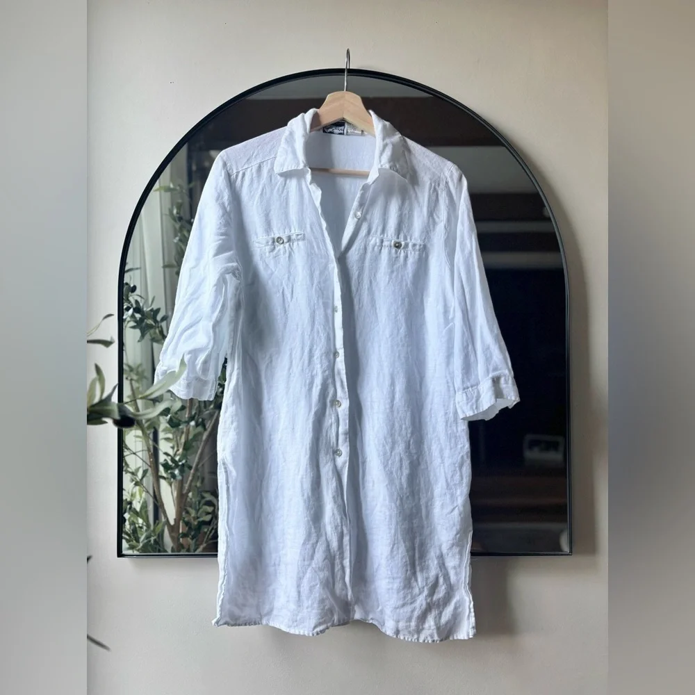 VTG | Edward Irish linen top | size small - Picture 2 of 6